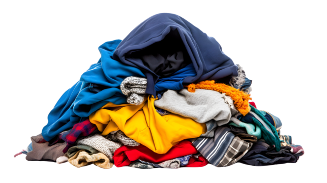 Professional Portrait of a Stylishly Covered Person on White Background for Creative Use