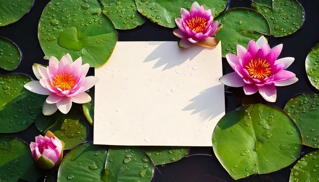 スイレンの花