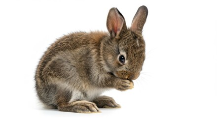 Cute baby rabbit soft fur
