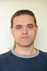 Obraz premium portrait of a man on a white background