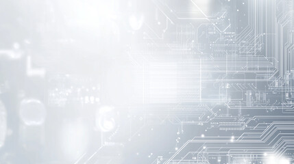 Fototapeta premium astarte.ai: Futuristic Circuit Board - High-Tech Abstract Background