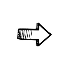 Hand drawn arrow vector icons