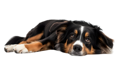 Professional Image of a Bordernese Dog - Border Collie and Bernese Mountain Dog Mix