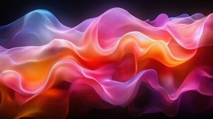 Obraz premium Vibrant abstract light painting with swirling blue and red colors and dynamic energy in a dark space