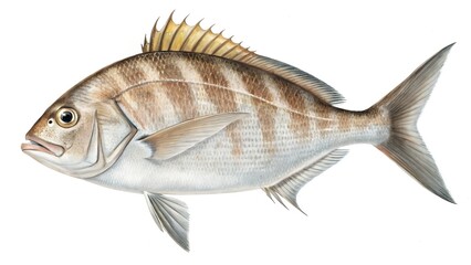 fish isolated on white