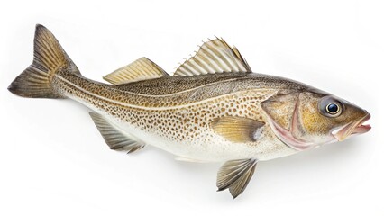 fish on a white