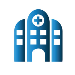 Obraz premium Hospital icon design template