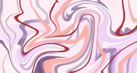 Abstract colorful liquid texture background, Liquify filter effect. Beautiful soft abstract holographic background illustration texture pattern. Fluid liquid color wave lines.