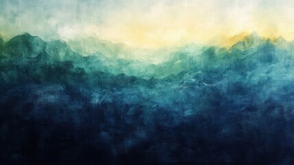 Fototapeta premium Minimalist Colourful Abstract Landscape Background with Gradient Stripes