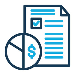 Analytics Icon Outline Color Style for Project Management Pack Icon Themes