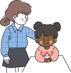 눈물흘리는 여자아이