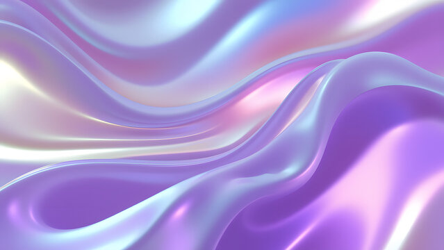 Abstract Colorful Background with Smooth Flowing Gradient Waves