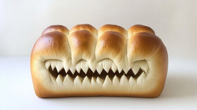 Spooky Monster Bread Loaf