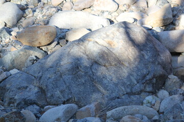 Image of pretty rocks on the Daecheongcheon River Trail