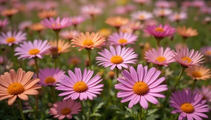 Fototapeta premium A field of flowers.