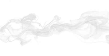 White gray smoke vapor fumes transparent PNG, isolated background cutout. Misty effect, swirls and shapes