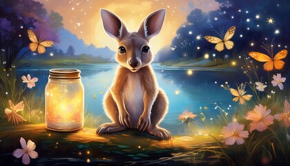 Niedliches Känguru