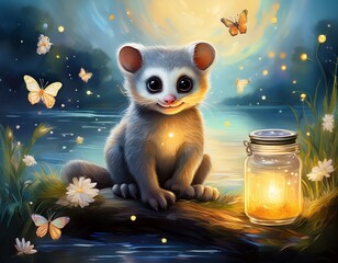 Niedliches Loris