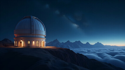 Obraz premium Advanced Space-Based Observatories: High-Resolution Cosmic Imagery for Elite Stock Collections - Explore Cutting-Edge Telescope Engineering and Stunning Visuals in Astrophotography