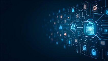 Refined Wallpaper: Data-Driven Payment Systems with Abstract Digital Layout, Sophisticated Analytics, and Modern Icons for Secure Financial Integration