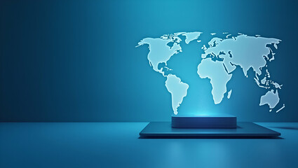 Elegant Minimalist Photo Stock Wallpaper: Digital Banking for Global Transactions with Expansive Negative Space and Modern Financial Icons for Cross-Border Connectivity