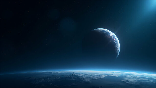 Exhibit a futuristic minimalist wallpaper design illustrating extraterrestrial intelligence with expansive empty space and sleek digital graphics that symbolize advanced SETI research innovative alien