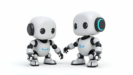 Fototapeta premium Explore how 3D cutting-edge intelligent machines with state-of-the-art robotics and data insights revolutionize industrial processes.