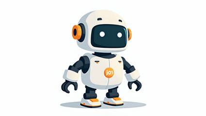 Flat Machine learning robotics combines AI algorithms with robotics to create self learning systems capable of performing a wide range of tasks autonomously in  Simple flat cute vector illustration of