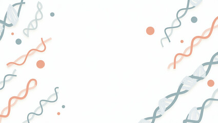 Explore our flat refined wallpaper design, featuring minimalist abstract elements that celebrate human genetic diversity, perfect for academic overlays.