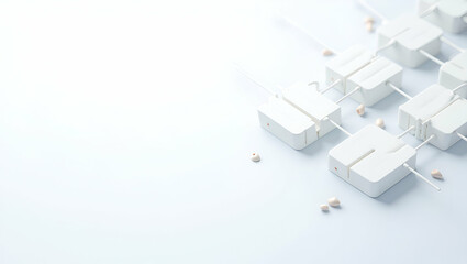 Explore 3D contemporary wallpaper design with sleek abstract visuals and digital grids, perfect for showcasing secure DeFi applications.