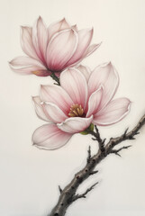 Obraz premium magnolia flower