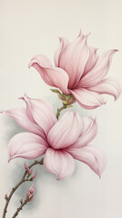 Obraz premium magnolia flower