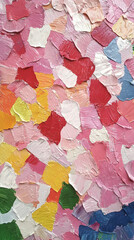 Abstract Colorful Irregular Shapes Texture Background