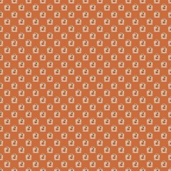 pumpkin bag vector, halloween seamless repeat pattern design background, gift wrap paper