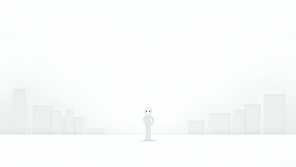 Obraz premium Flat Exhibit a contemporary wallpaper design portraying global peer to peer finance with abundant empty space and sleek digital icons that symbolize secure direct financial exchanges innovative digita