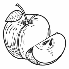 Apple vector illustration