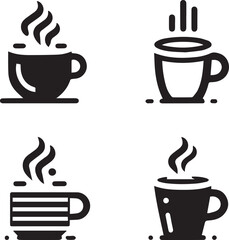 Coffee Vector Icons: Vintage & Aesthetic Illustrations