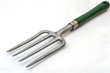 Fototapeta premium garden fork isolated on white background