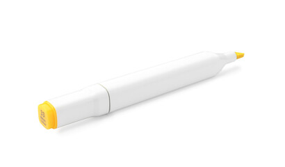 One double-sided marker pen on white background