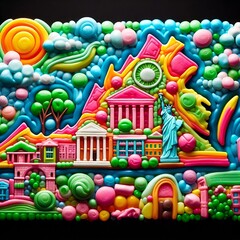 Stunning Bubblegum Candy Portrait State Virginia USA Welcome, For Lovers, Farming Valley Parks, Richmond, Potomac River, West, Grayson Highlands Railroad Bridge Arches James University Charlottesville