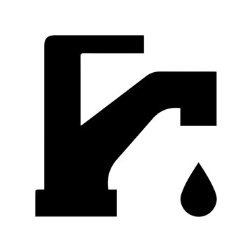 recommend clip art: Faucet tap glyph icon