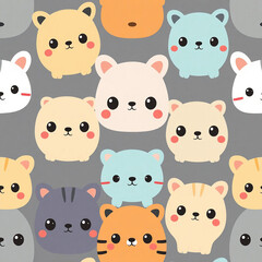seamless pattern with panda
