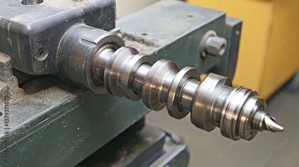 Poster a close-up of a hex shank drill bit inserted into a quick-change drill chuck.