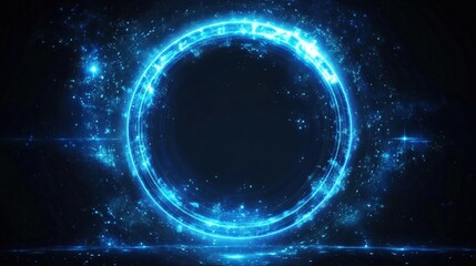 Obraz premium Abstract Circular Light Effect Design