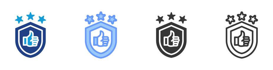 Reputation Defense icon set multiple style collection