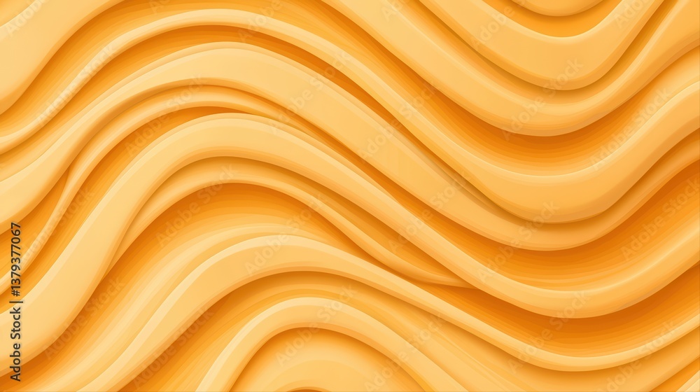 Poster orange wave dynamics in abstract textured design
