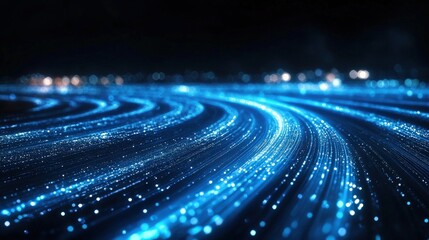 Fototapeta premium Abstract Digital Light Trails