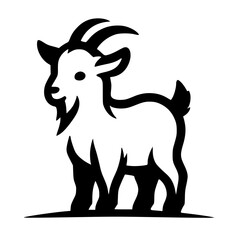 Cute lamb silhouette