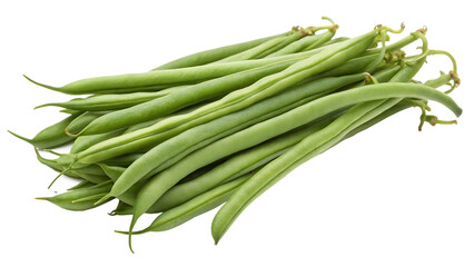 Fototapeta premium many bundle of fresh green beans .png