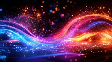 Abstract Colorful Energy Flow